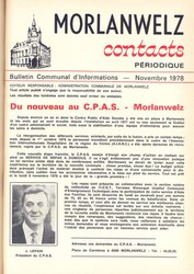 Souvenir : journal communal de 1978
