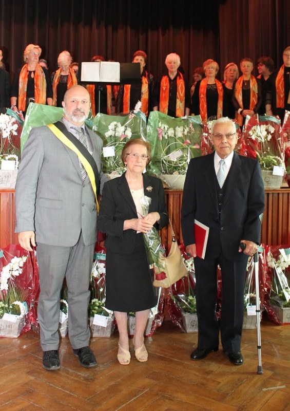 M. Giuseppe Cannas et Mme Virginia Imprugas, 60 ans de mariage