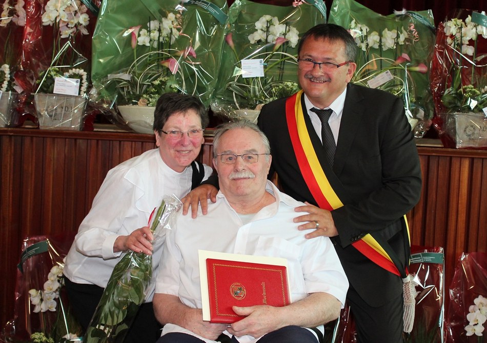 M. Michel Depasse et Mme Denise Haubourdin, 50 ans de mariage