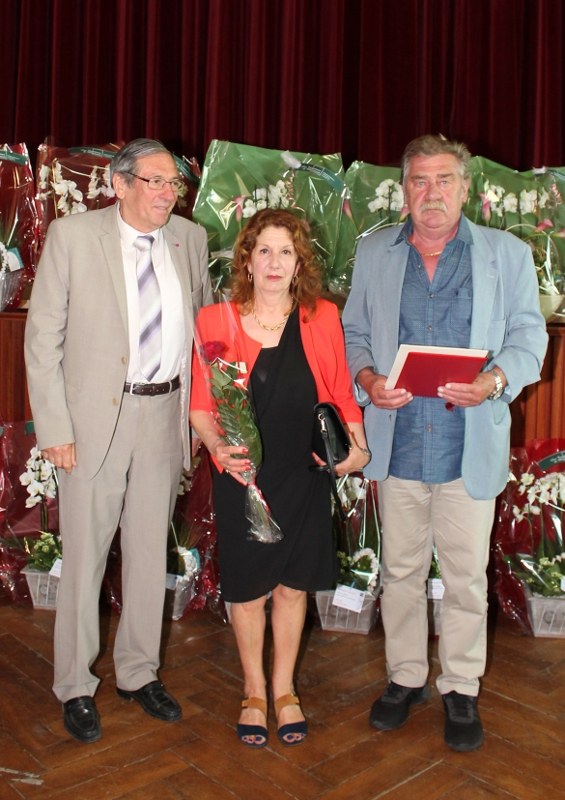 M. Pierre Dero et Mme Marisa Bontempi, 50 ans de mariage
