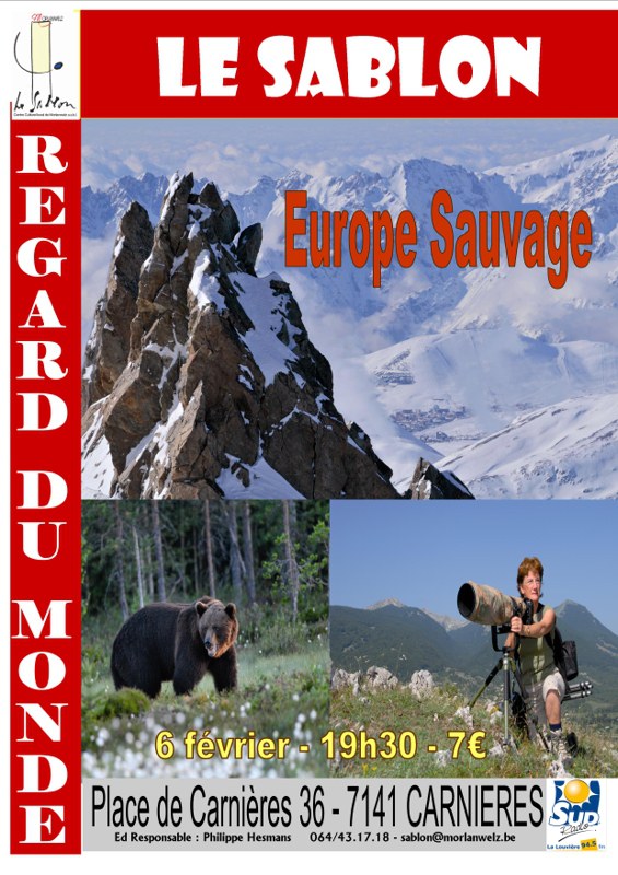 jeudi 6/02 à 19h30 : regard du monde « L’Europe Sauvage »