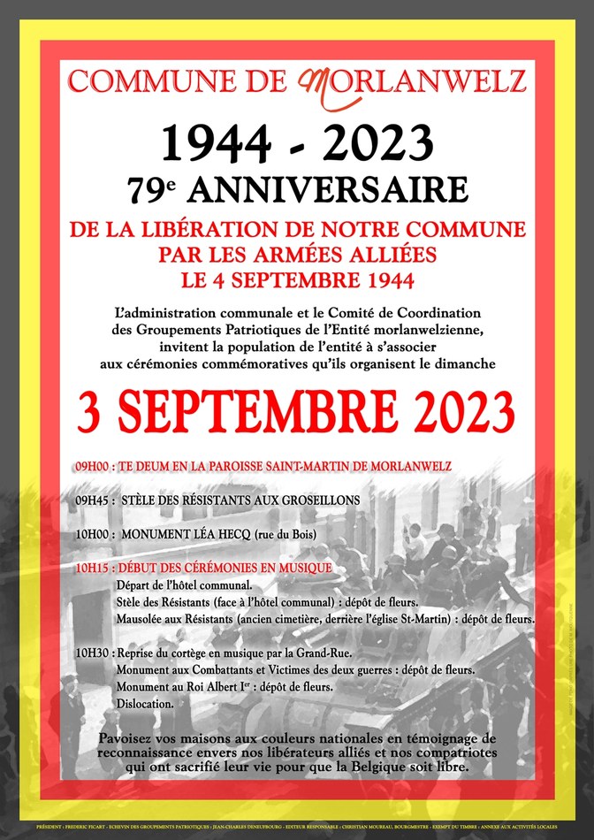 4 septembre 1944 - Libération de notre commune par les armées alliées