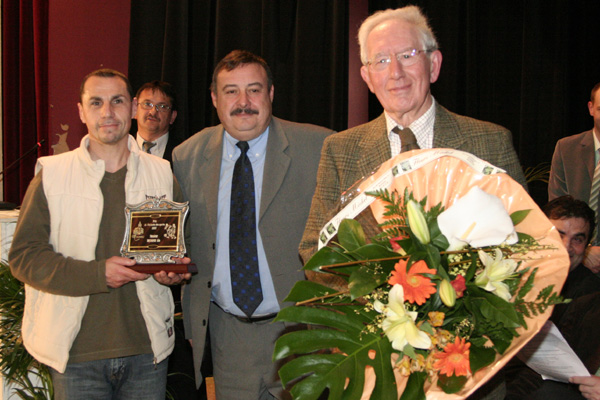 Prix de l'Echevin des sports : Messieurs D'AMICO Giuseppe, TREDDENTI Léo et VAN WYMEERSCH Eric (arbitres)